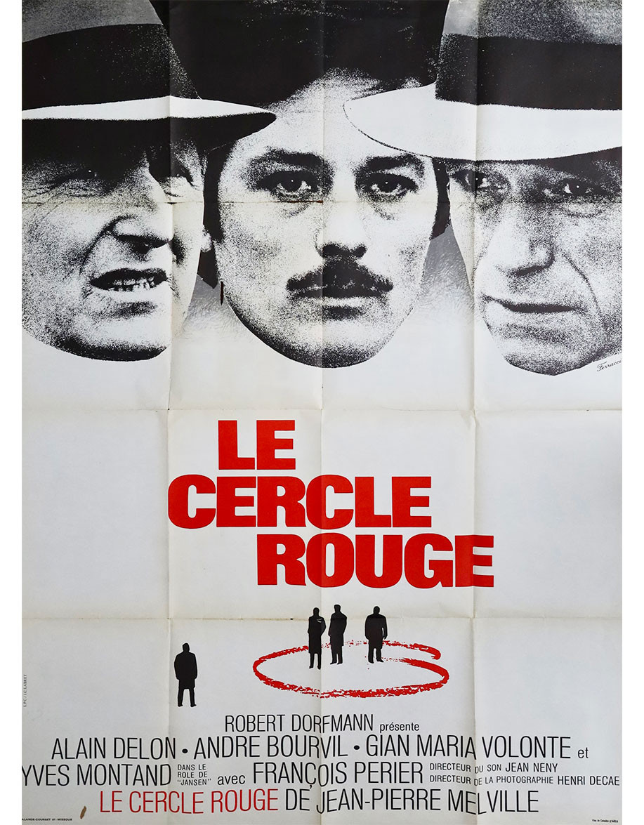 Le cercle rouge - 120x160 cm - pliée
