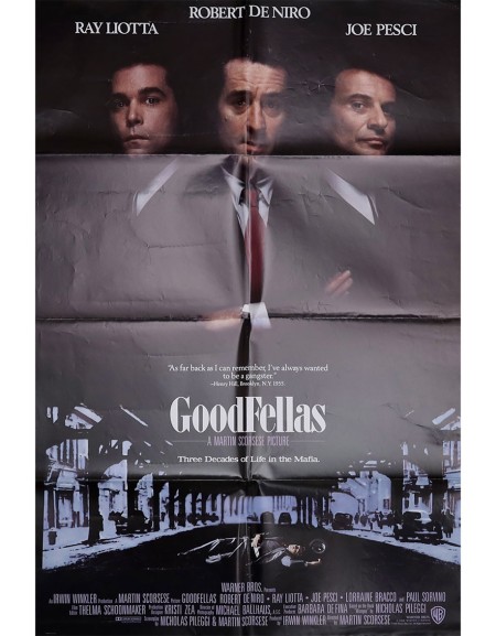 Les Affranchis — affiche originale américaine 69×104 cm...