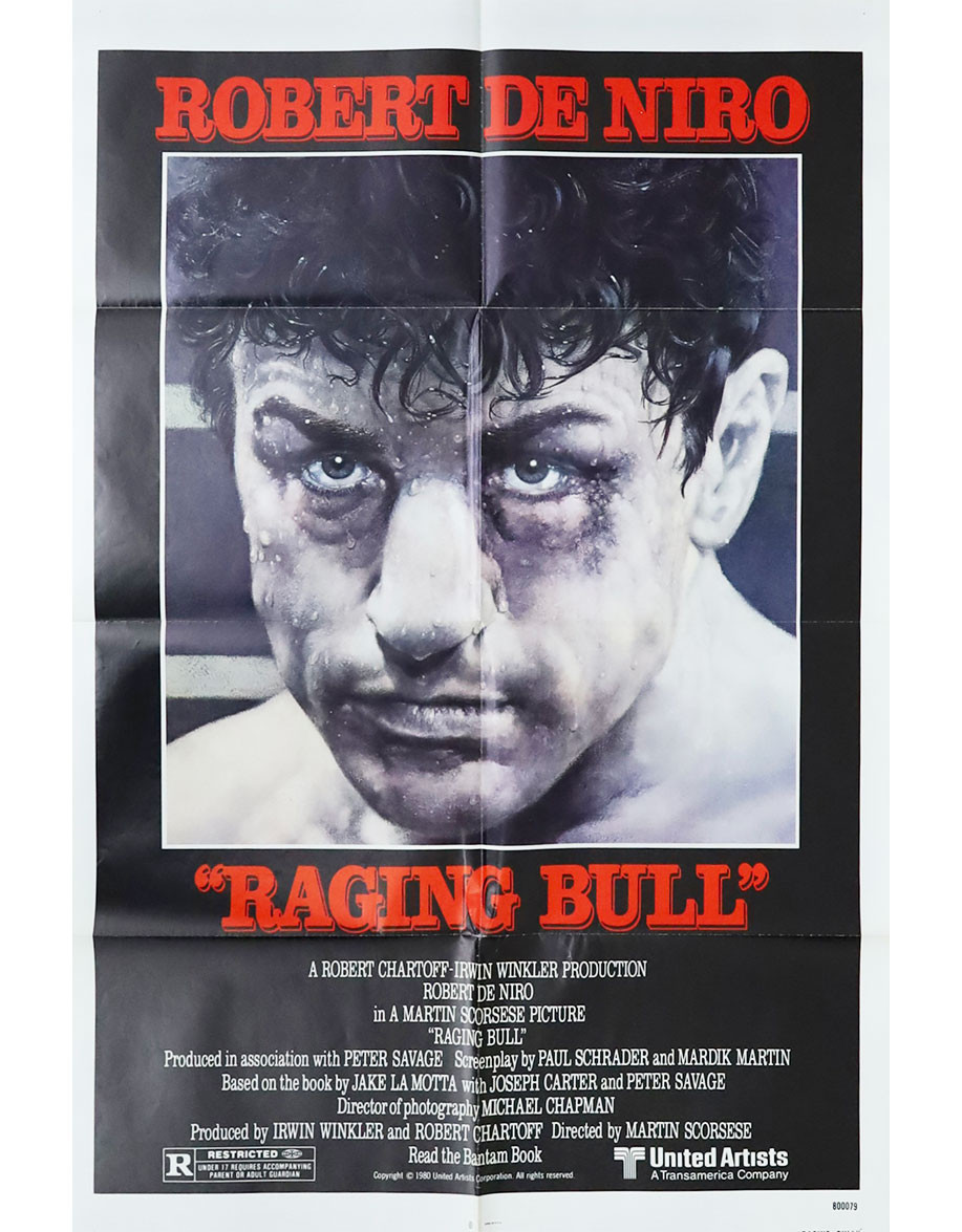Raging Bull — affiche originale américaine...