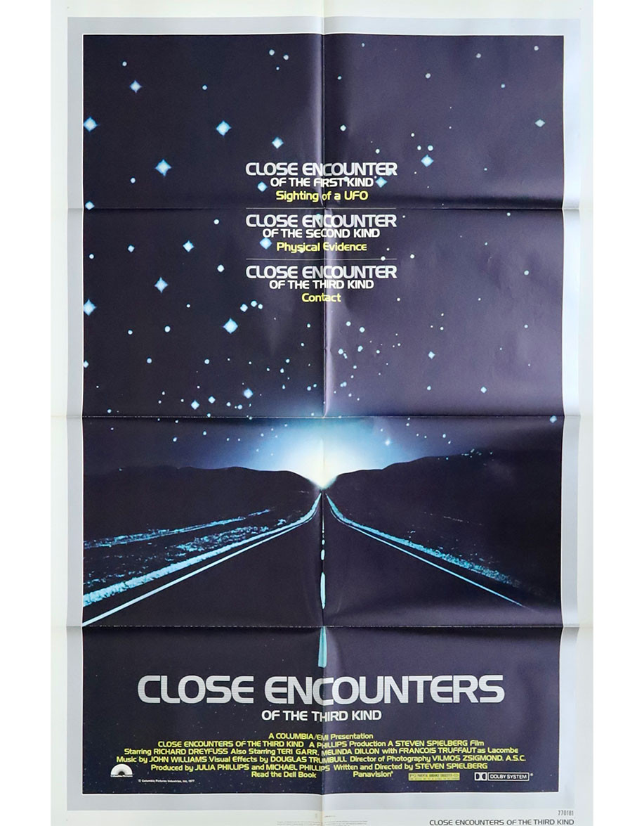 Rencontres du troisième type - 69x104 cm - pliée