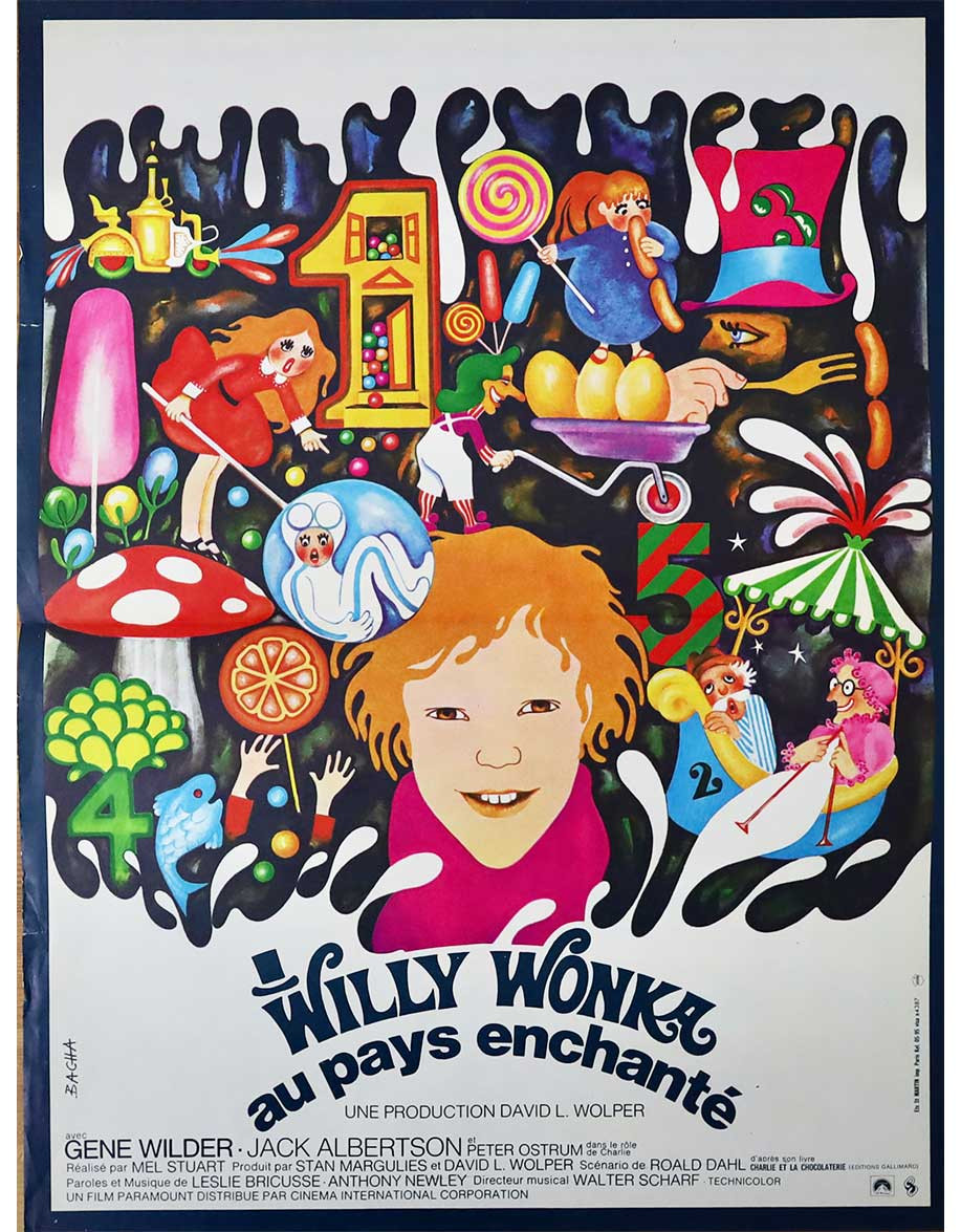 Willy Wonka au pays enchanté — affiche...