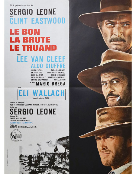 Le Bon, la Brute et le Truand — affiche originale...
