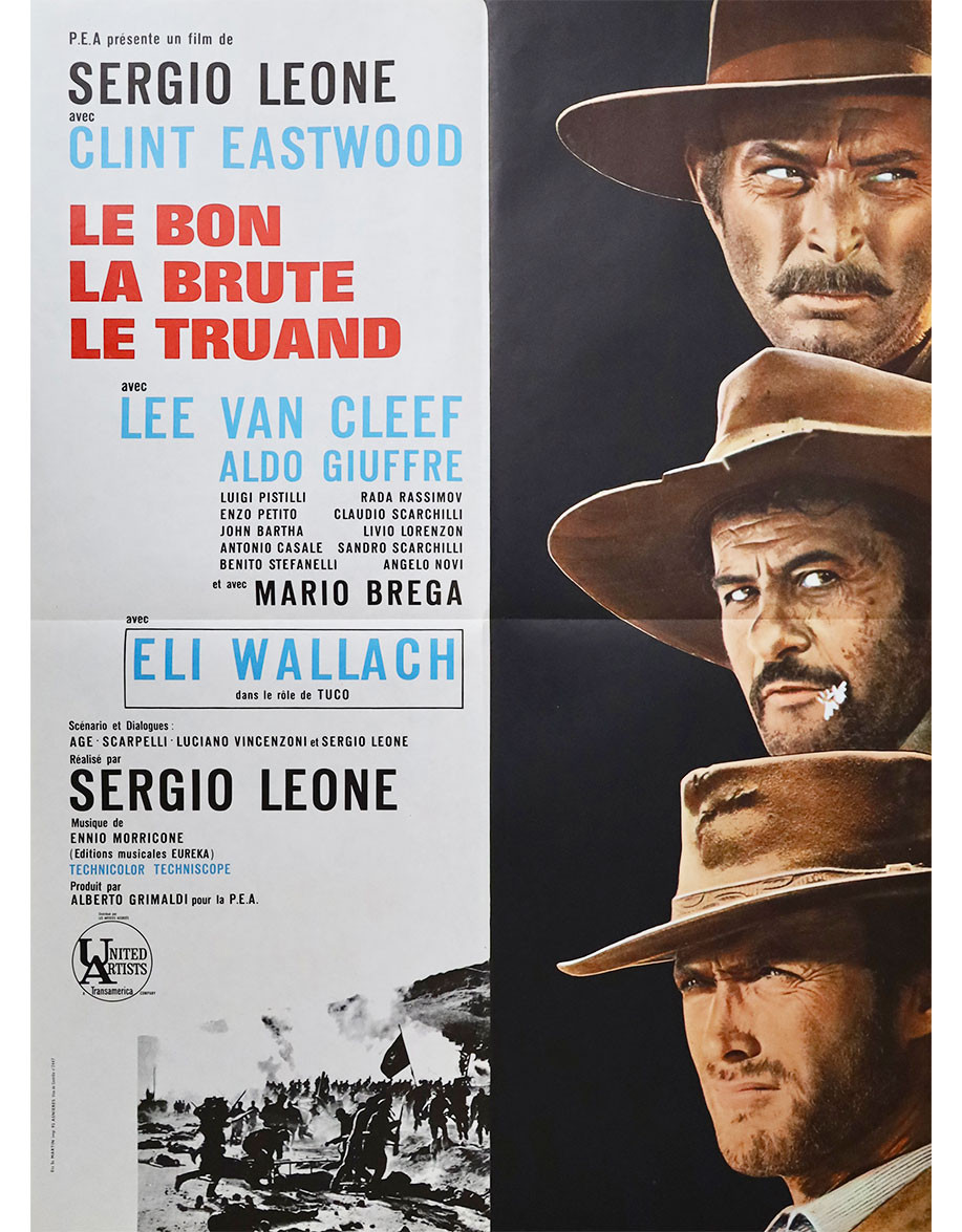 Le bon, la brute et le truand - 60x80 cm - pliée