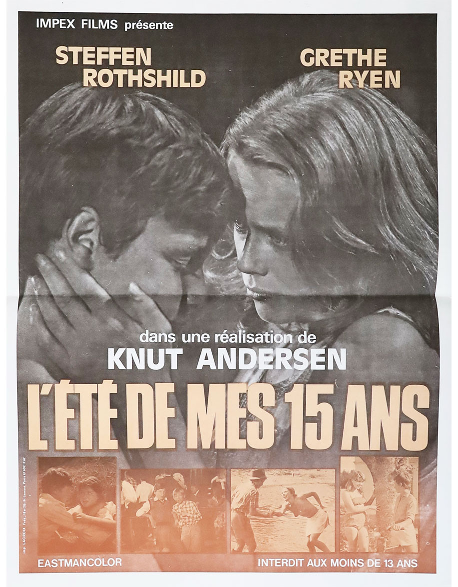 L'Eté de mes 15 ans - 40x53 cm - pliée