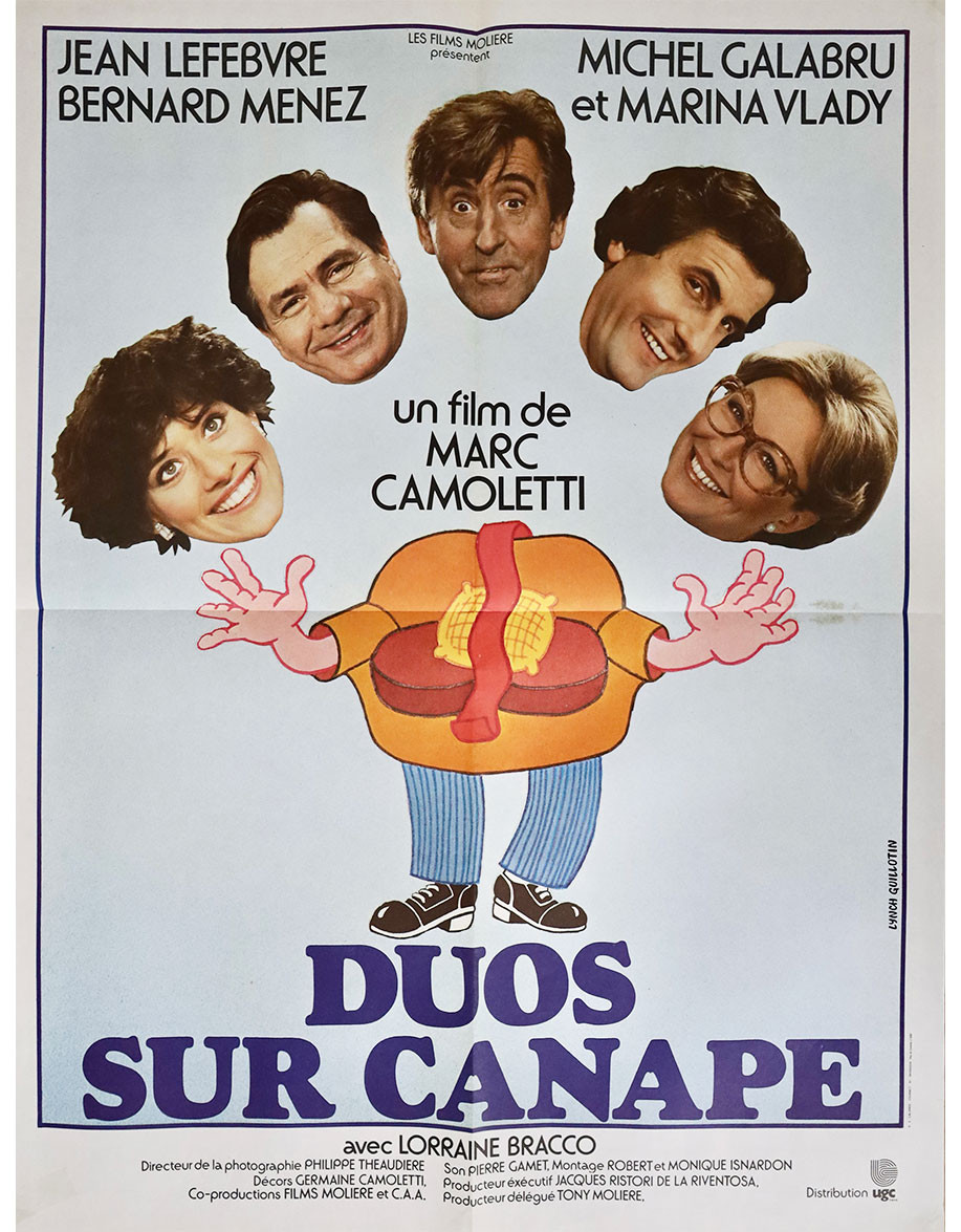 Duos sur canapé - 60x80 cm - pliée