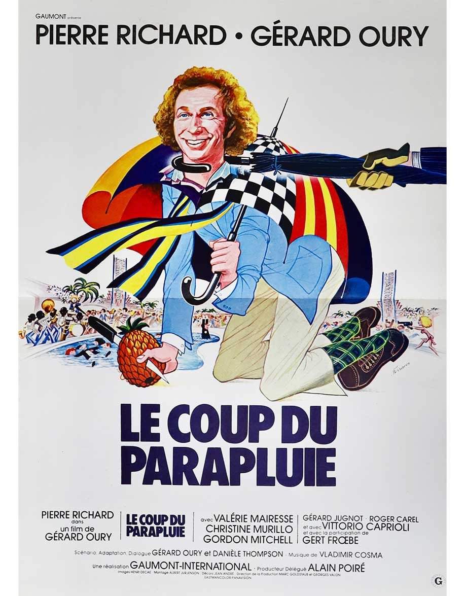 Le coup du parapluie - 40x53 cm - pliée