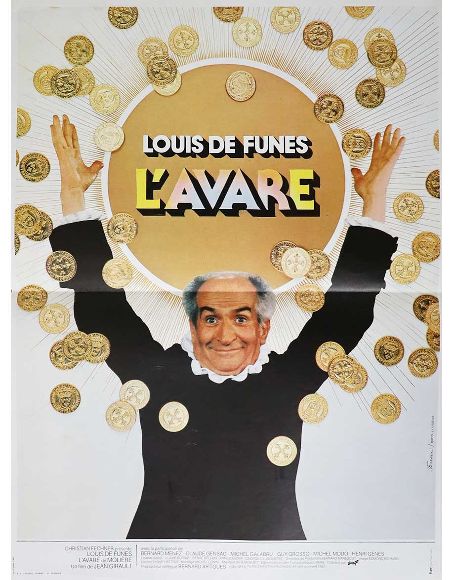 L'avare - 40x53 cm - pliée