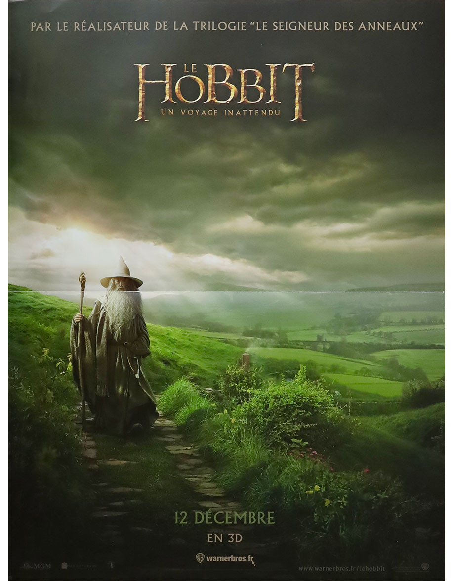Hobbit : Un voyage inattendu - 40x53 cm - pliée