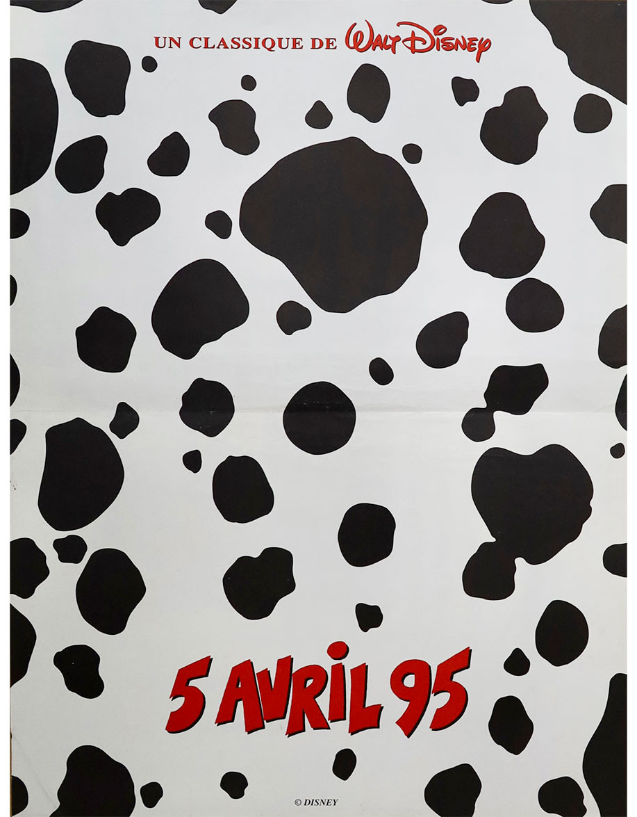 Les 101 dalmatiens - 40x53 cm - pliée