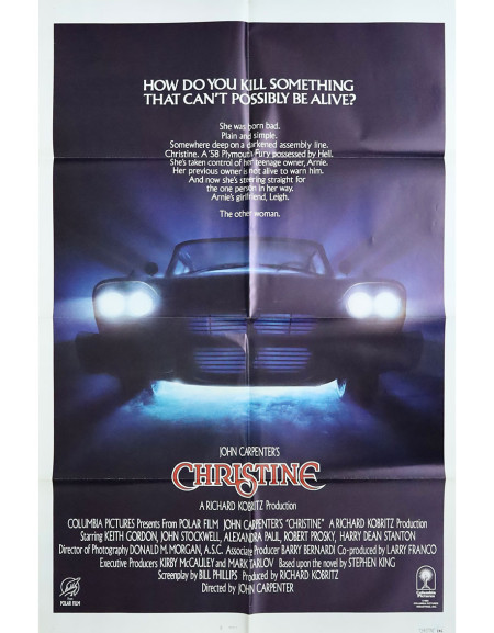 Christine — affiche originale américaine one-sheet 69×104...