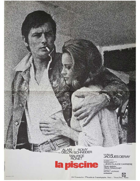 La Piscine — affiche originale française 60×80 cm (1969 / 1974) | L'Affiche de Film