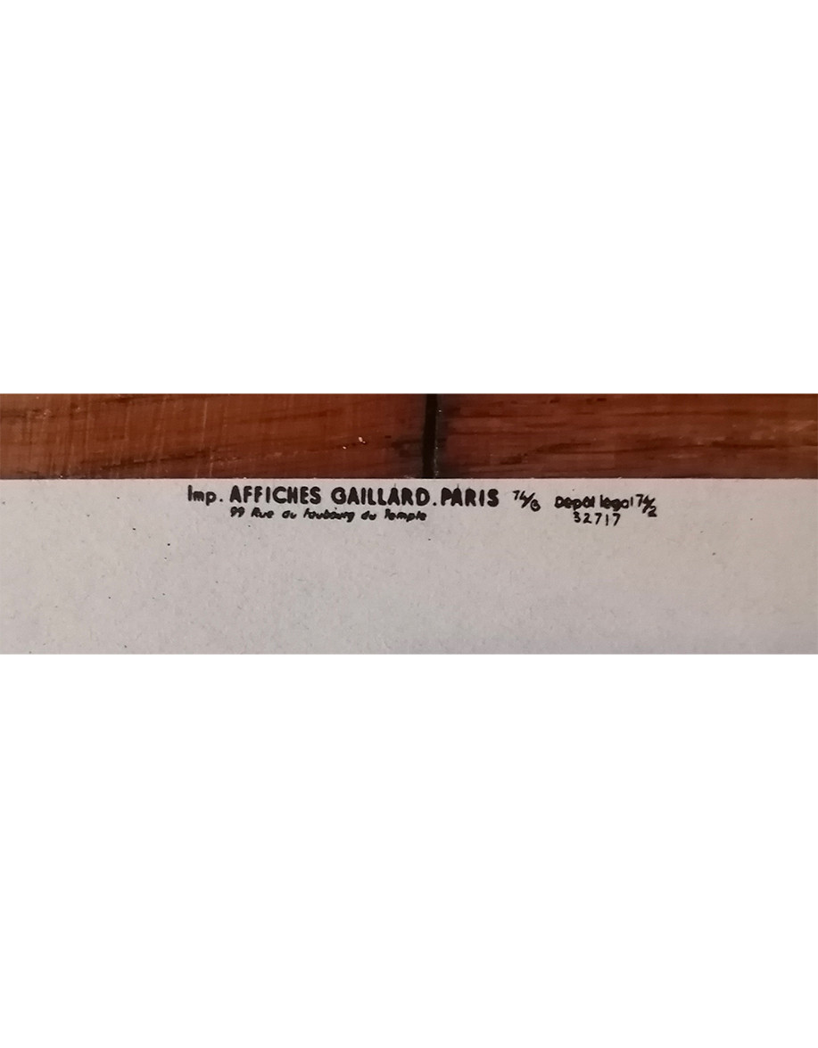 La Piscine - 60x80 cm - pliée