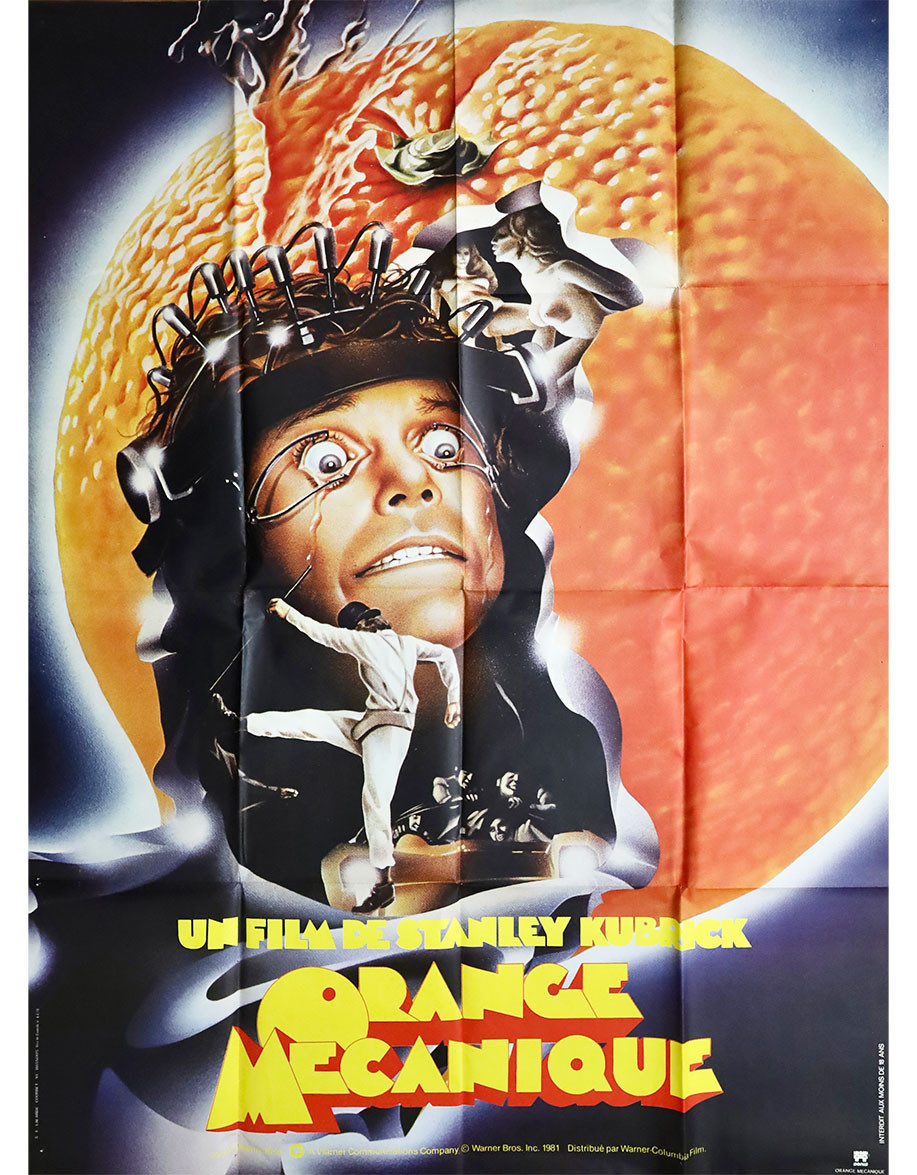 Orange Mécanique - 120x160 cm - pliée