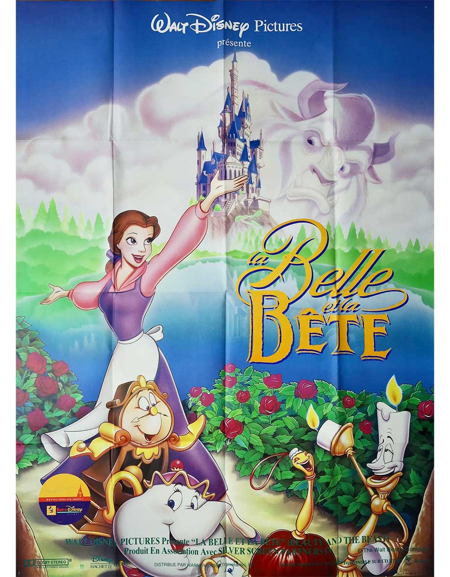 La belle et la bête - 120x160 cm - pliée