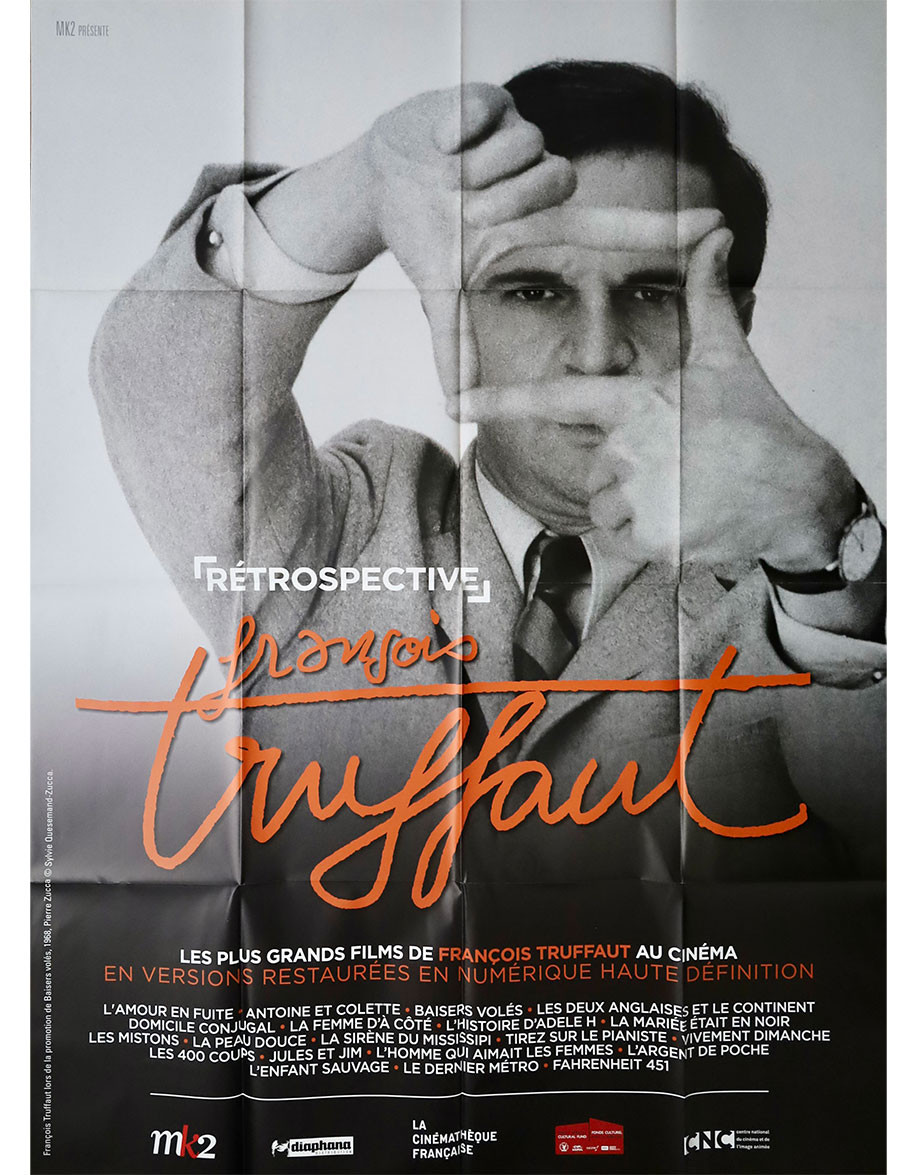 Rétrospective François Truffaut - 120x160 cm -...