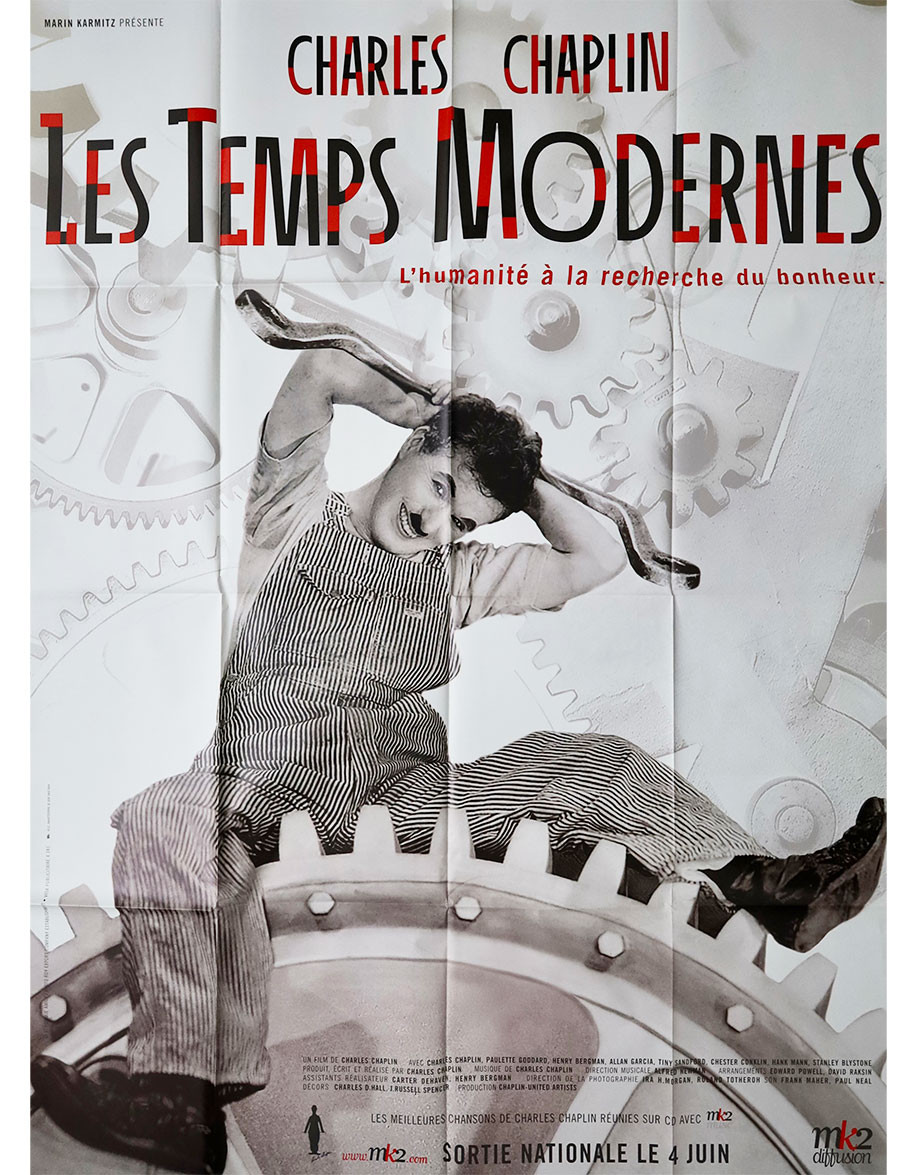 Les temps modernes - 120x160 cm - pliée