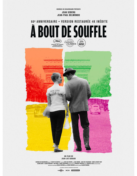 À bout de souffle — affiche originale française 40x60 cm...
