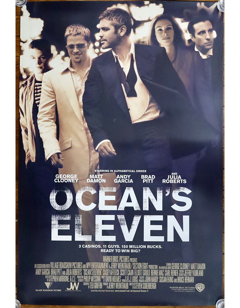 Ocean's Eleven — affiche originale américaine...