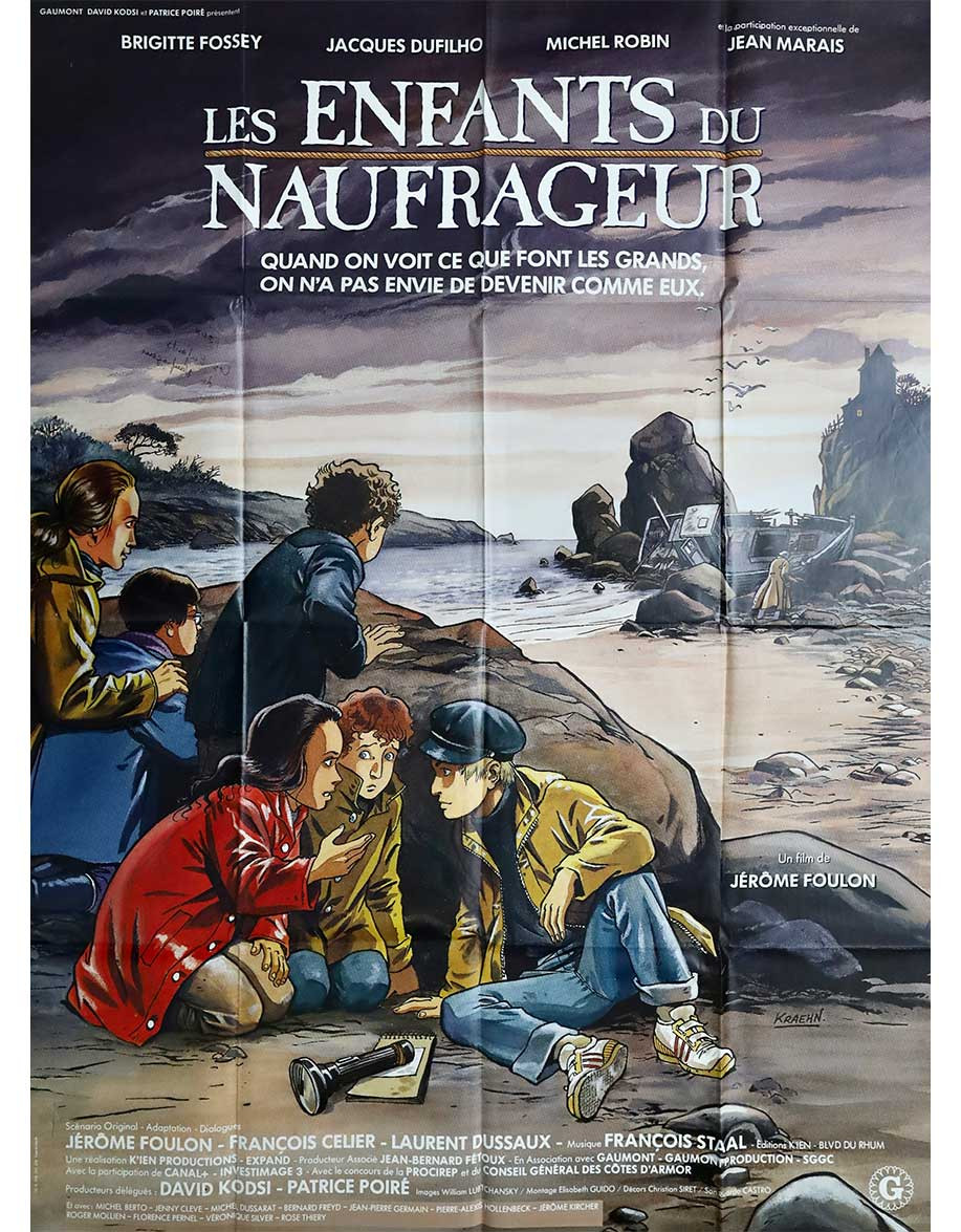 Les enfants du naufrageurs - 120x160 cm - pliée