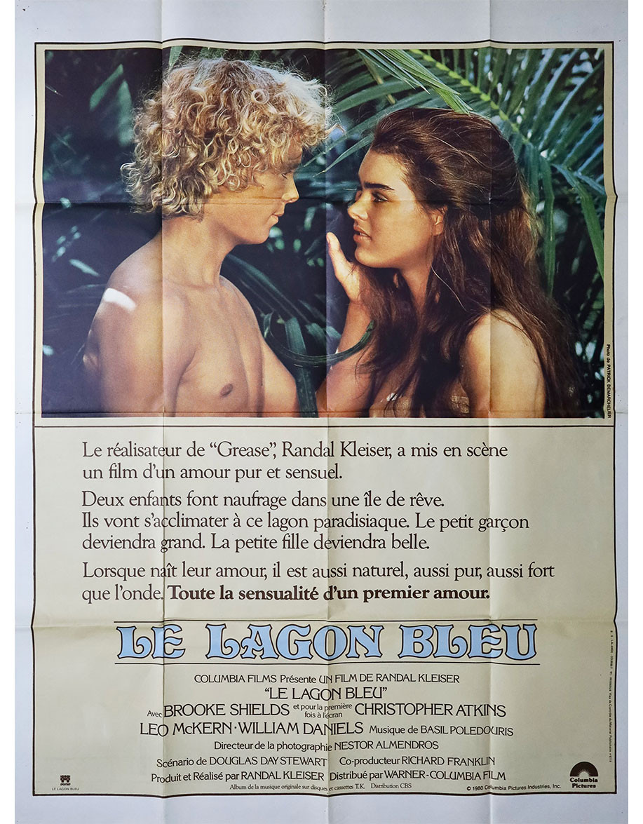 Le lagon bleu - 120x160 cm - pliée