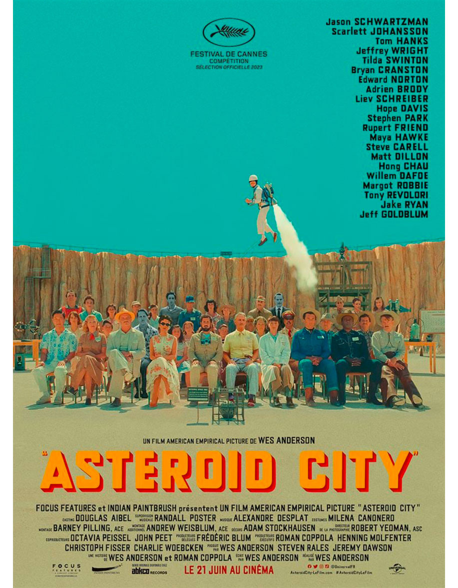 Asteroid City — affiche originale française...
