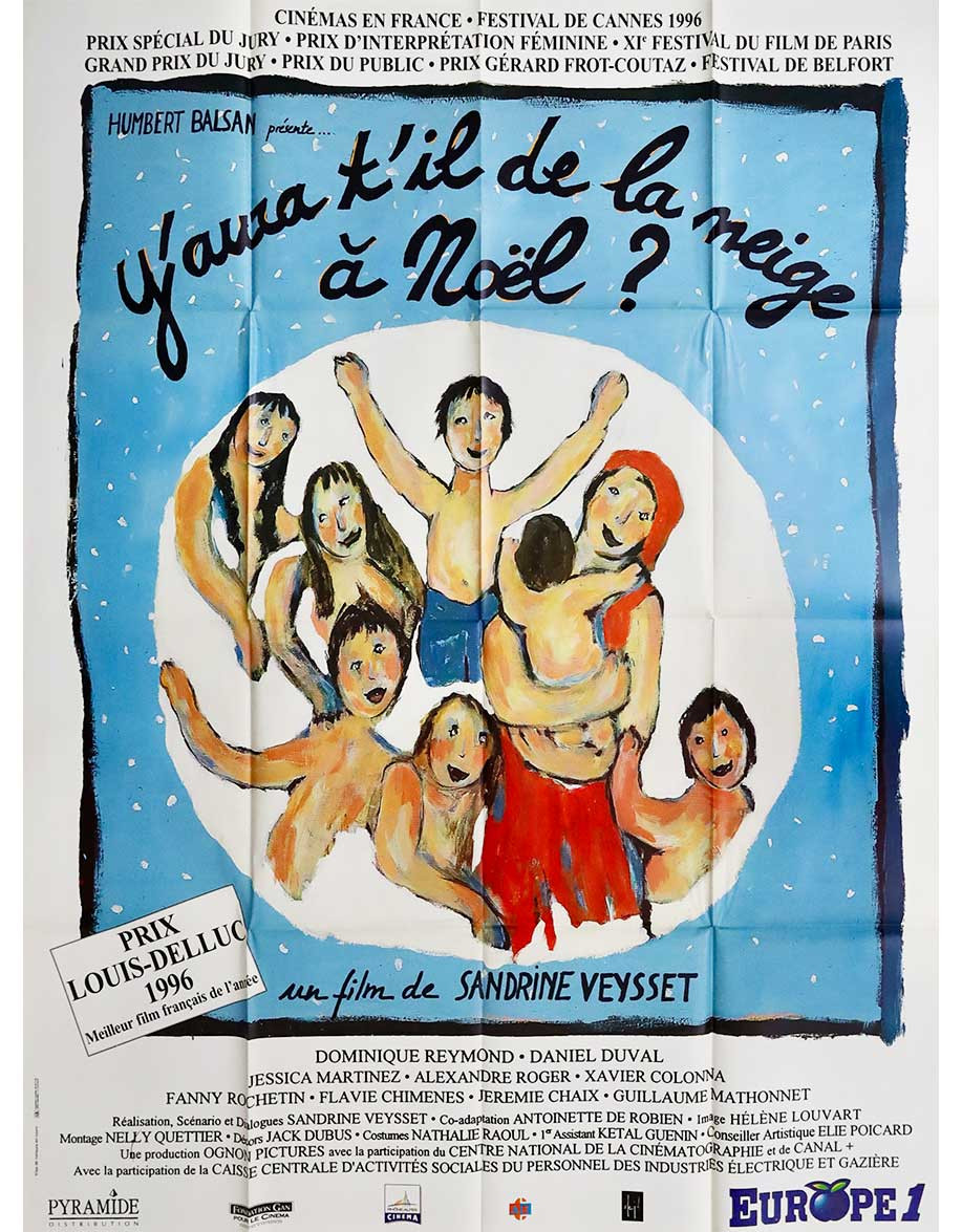 Y aura-t-il-de la neige à Noël ? - 120x160 cm -...