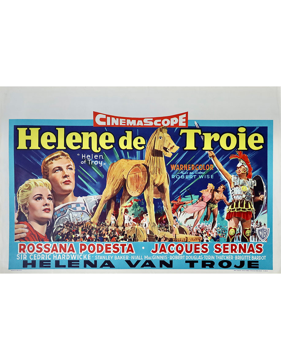 Hélène de Troie — affiche originale belge 55x35...