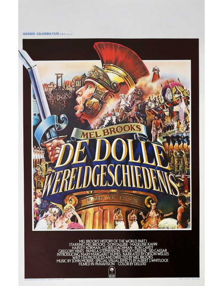 La Folle histoire du Monde - 35x55 cm - roulée