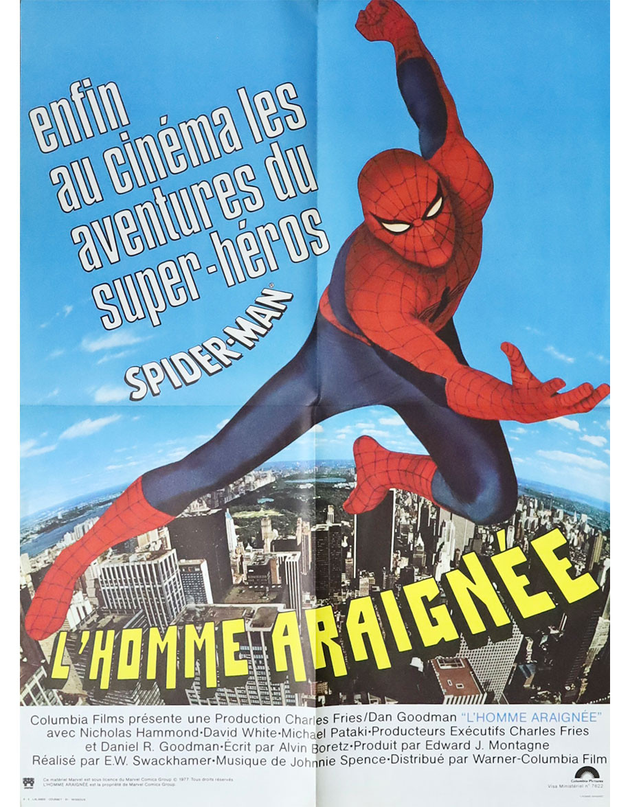 L'homme-araignée - 60x80 cm - pliée