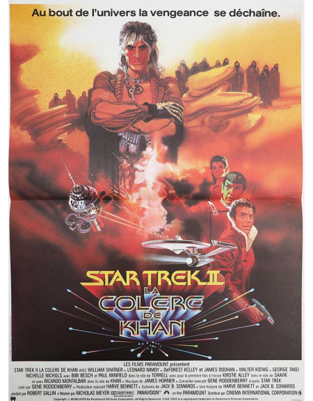 Star Trek 2 : la colère de Khan - 40x53 cm - pliée