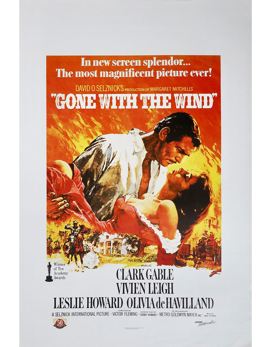 Autant en emporte le vent - 40x60 cm - roulée