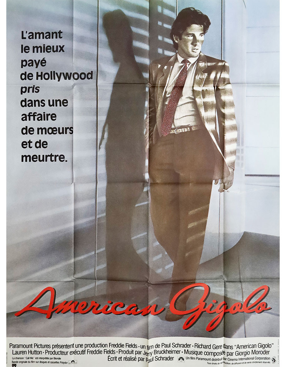 American Gigolo — affiche originale française...