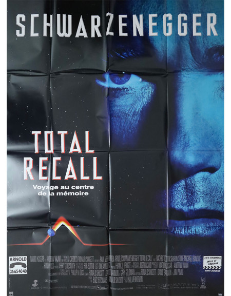 Total recall — affiche originale française 120x160 cm...