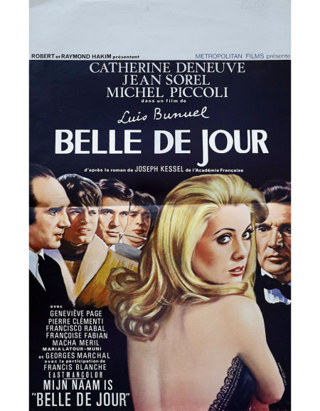 Belle de jour — affiche originale belge 35x55 cm (1967) |...