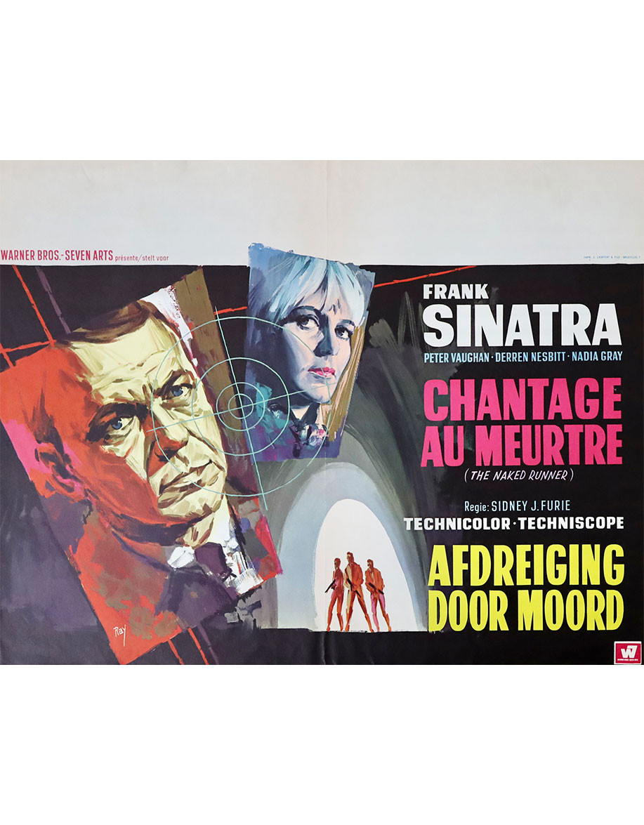 Chantage au meurtre - 55x35 cm - pliée