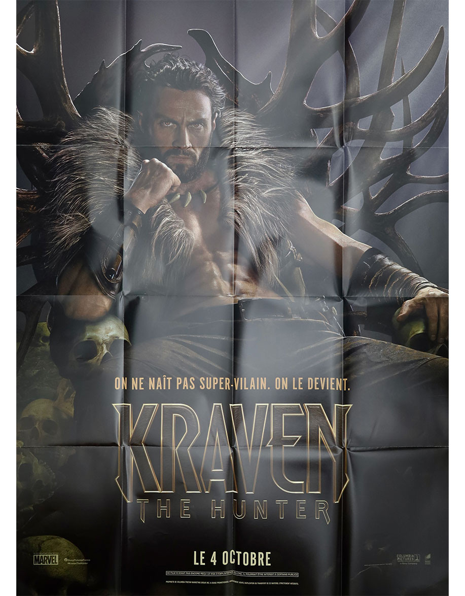 Kraven, the hunter - 120x160 cm - pliée