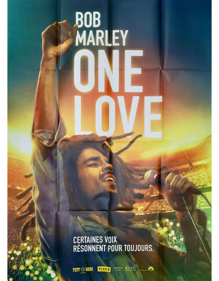 Bob Marley : One love - 120x160 cm - pliée