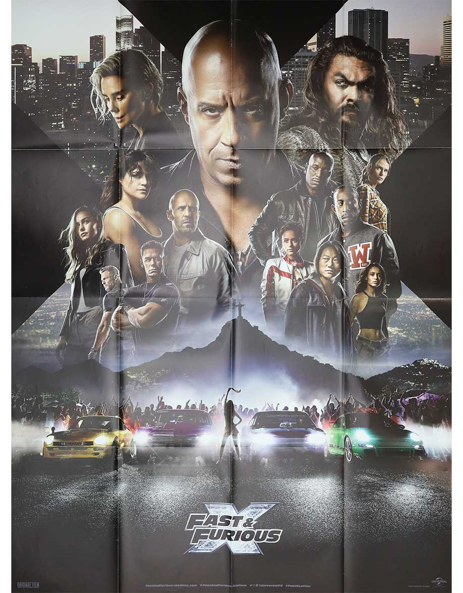 Fast and Furious X - 120x160 cm - pliée