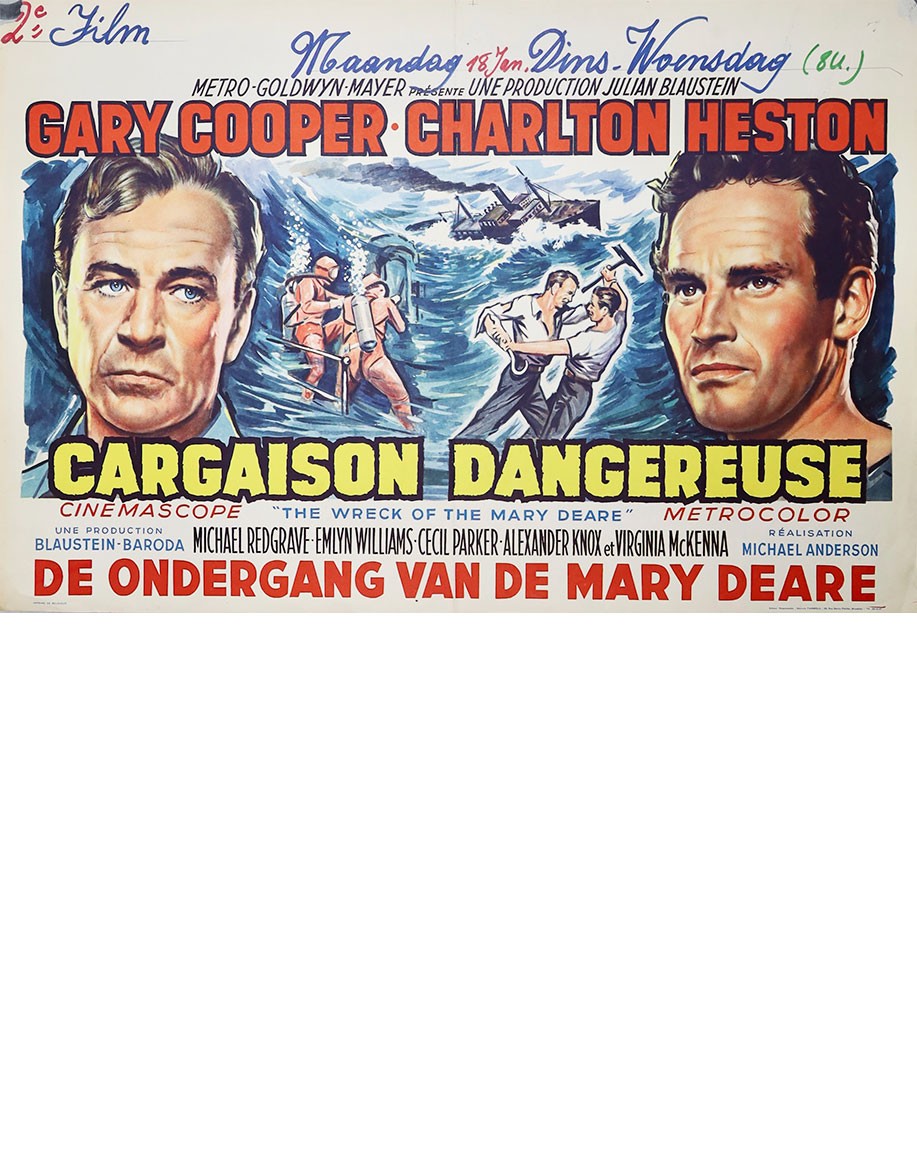 Cargaison dangereuse — affiche originale belge...