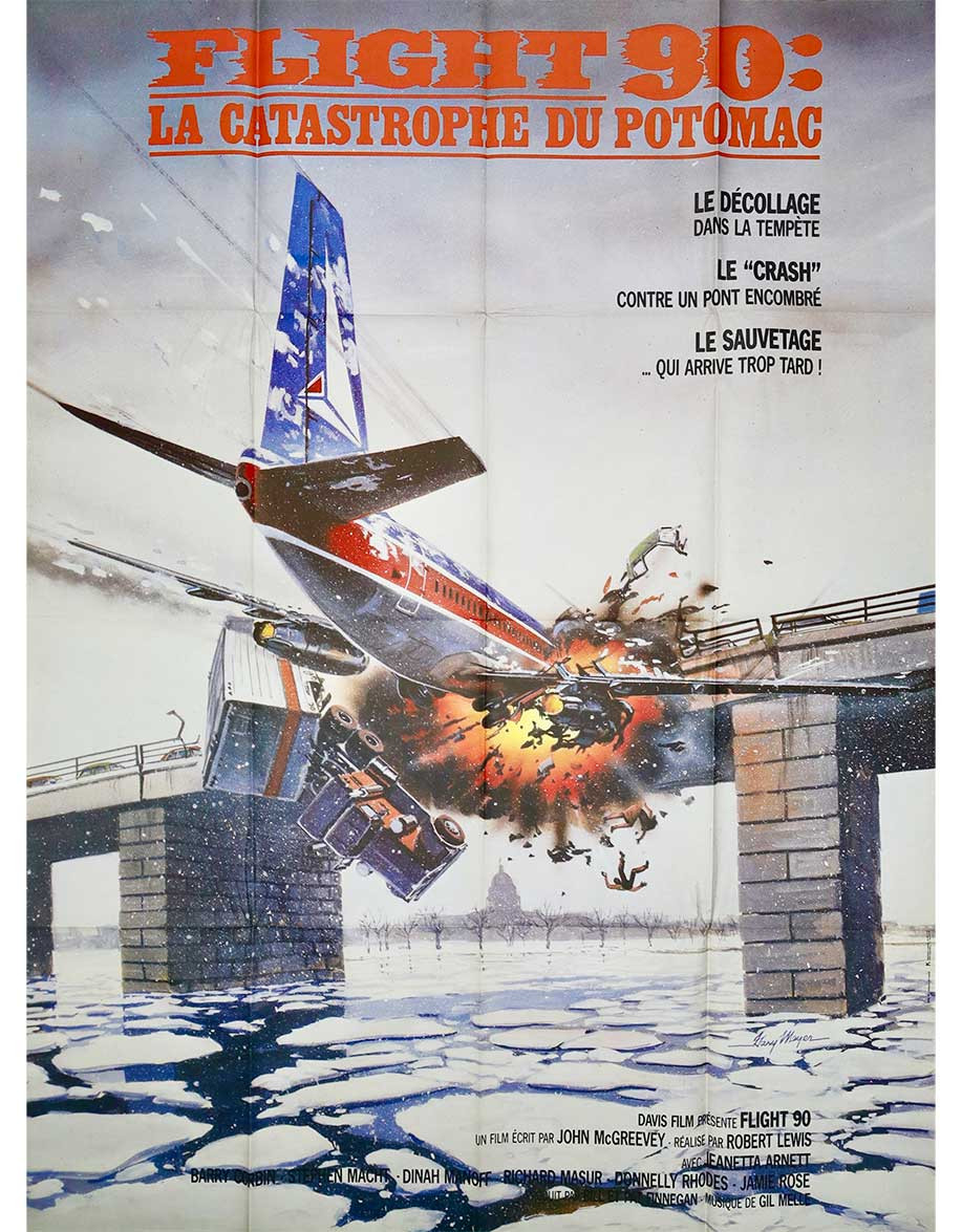 La catastrophe du Potomac - 120x160 cm - pliée