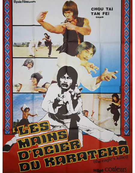 Les mains d'acier du karatéka - 120x160 cm - pliée