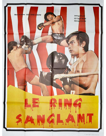 Le ring sanglant - 120x160 cm - pliée