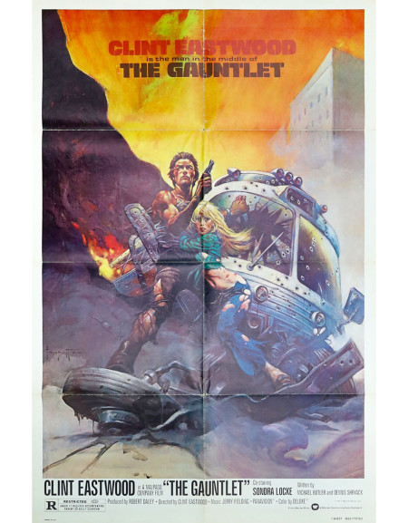 L'épreuve de force - 69x104 cm - pliée