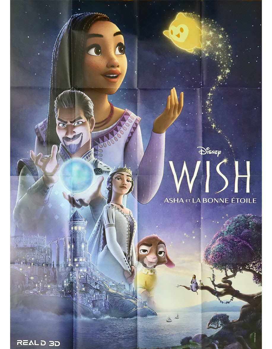 Wish : Asha et la Bonne Étoile - 120x160 cm -...