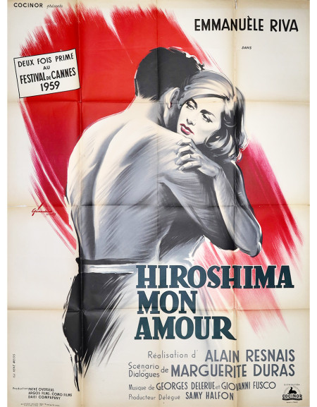 Hiroshima mon amour — affiche originale française 120×160...