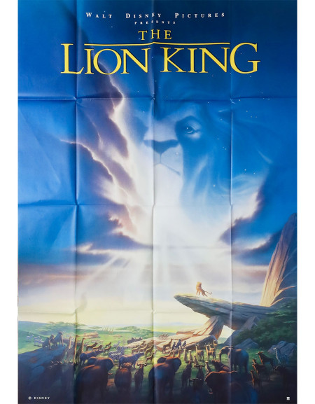 Le roi lion - 120x160 cm - pliée