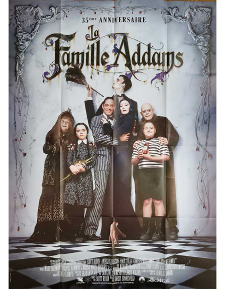 La famille Addams - 120x160 cm - pliée