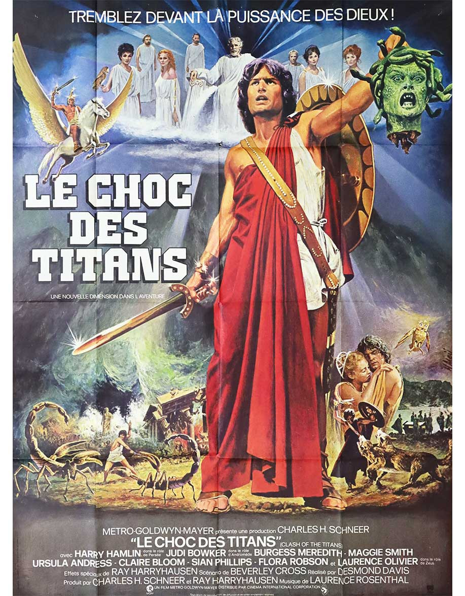 Le choc des titans — affiche originale...