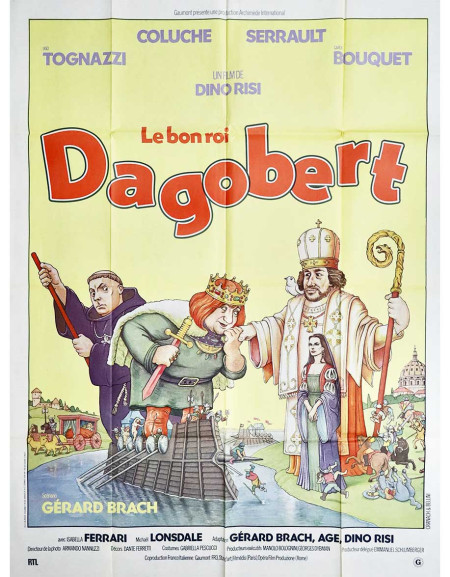 Le bon roi Dagobert - 120x160 cm - pliée