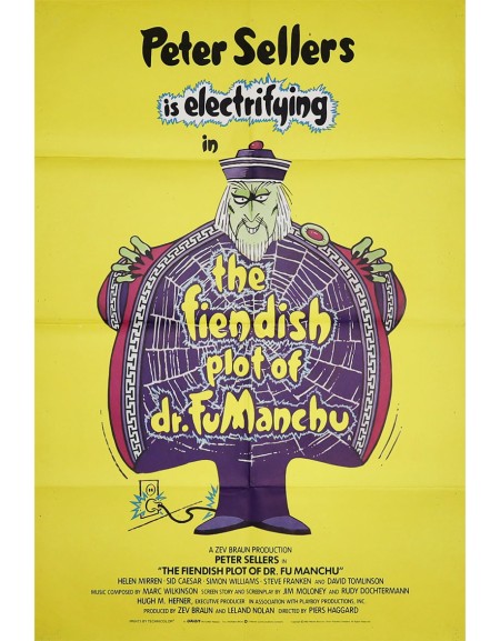 Le complot diabolique du docteur Fu-Manchu - 69x104 cm -...